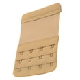 thumbnail image 1 of Women Bra Soft Extender Polyester Flexible Bra Extension Strap Hook  5.7cm  3 Row  4 Row Hook  Skin Color, 1 of 6
