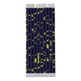 thumbnail image 4 of Women's Fashion Tassel Scarf, Garden Flower Art Long Shawl, Lightweight and Warm, 4 of 9