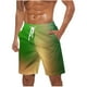 thumbnail image 1 of Pantalones Cortos para Hombre de Cintura Elástica con Bolsillos Pantalones de Playa de Impresión Casual, Poliéster Ligero de Moda para la Primavera Verano Al Aire Libre Y el Uso Diario, 1 of 5