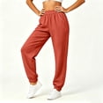 thumbnail image 2 of JOANKDMI Athletic Pants for Women Joggers Comfy Elastic Waistband Slim Tapered Fit with Deep Side Pockets Cuffed Ankle Soft French Terry for Gym Running Track Pants, 2 of 7