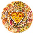 thumbnail image 5 of Calcomanías impermeables con grafiti para pizza y comida, 50 unidades/lote, 5 of 5