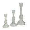 thumbnail image 6 of DecMode 3 Candle Glass Candle Holder, Set of 3, 6 of 14