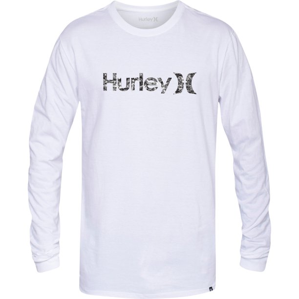 Camiseta gráfica Hurley Oao para hombre blanca pequeña