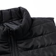 thumbnail image 6 of Betivan Men's Spring Autumn Sleeveless Vest, Solid Color Stand Collar Lightweight Gilet with Zipper Pockets, Loose Fit, for Daily Office Casual Outdoor, 6 of 9