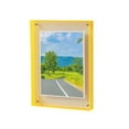 thumbnail image 2 of CSChome Acrylic Photo Frame Vibrant Floating Acrylic Photo Frame: Desk Wall Art Frame (for Gallery Home Office Decoration, 1Pc), 2 of 7
