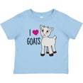 thumbnail image 3 of Inktastic I Love Goats- cute goat Boys or Girls Baby T-Shirt, 3 of 5