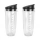 thumbnail image 1 of 2X Tazas de Licuadora de Repuesto de 32 Oz con Tapa de 900Ml de Gran Capacidad para 900W 1000W Licuadora, 1 of 5