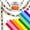 Multicolor, variant on 300 USA-Themed Paper Chain Strips for Crafting. No Glue or Tape Needed. Kid Friendly & Family Fun. 10 Stars-and-Stripes Patterns. Over 50 Feet of Paper Chains for Party Decorations
