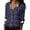 Navy, variant on CAIXIA Women's Flowy Printed V-Neck Long Sleeve Blouse for Spring and Summer Seasons Going Out Tops For Women,Navy