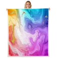 thumbnail image 1 of Marble Sherpa Blanket Queen 90"X90" Stone Pattern Fluid Throw Blanket Abstract Art Marbling Glitter Fleece Blanket Modern Iridescen Plush Bed Blanket Decorative Sofa Couch, 1 of 6