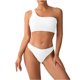 thumbnail image 2 of Traje de baño tankini para mujer, de color liso, con cordones, dividido, para playa, aguas termales, de dos piezas, para mujer, tankini, de 2 piezas, para mujer, trajes de baño para mujer, tankini par, 2 of 7