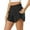 Black, variant on Women's Running Shorts Elastic High Waisted Athletic Workout Shorts with Pockets