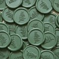 thumbnail image 1 of UNIQOOO Pegatinas de Sello de Cera - Pegatinas de Sello de Sobre de Invitación de Boda Pegatinas Autoadhesivas de Color Verde Oliva, Perfectas para Invitaciones, Sobres, Envoltorios de Regalos, Navida, 1 of 4