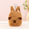 thumbnail image 2 of HJYCHN Preschool Backpack for Girls Cute Cartoon Plush Toy Storage Daypack for Kids Girls Boys 5-15 Years Backpack for School Coffee One Size, 2 of 4
