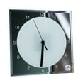 thumbnail image 2 of Qomolangma Bulk 7.8" x 7.8" Clock Sublimation Blanks Mirror Edge Glass Photo Frame Clock, 2 of 5
