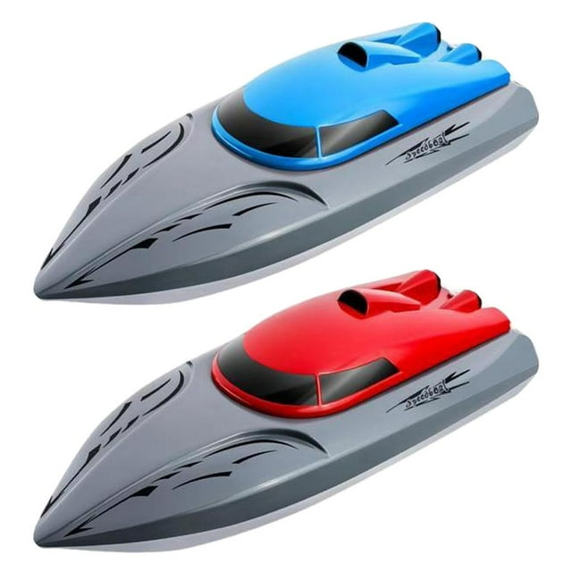 2 tes de carreras RC con , embarcación sin escobil 20 KM / H, barco electrónico, juguetes para adultos al aire libre, regalo Zulema lancha rc