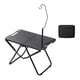 thumbnail image 2 of Mesa de camping plegable, mesa de playa práctica con soporte para luz, de picnic para cocinar con bolsa de transporte para montañismo y jardín., 2 of 8