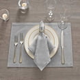 thumbnail image 3 of Elrene Home Fashions Caiden Elegance Damask Napkin Set of 4, 17" x 17", Silver 4 Count, 3 of 3