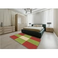 thumbnail image 5 of Ahgly Company Machine Washable Indoor Rectangle Transitional Green Area Rugs, 5' x 8', 5 of 7