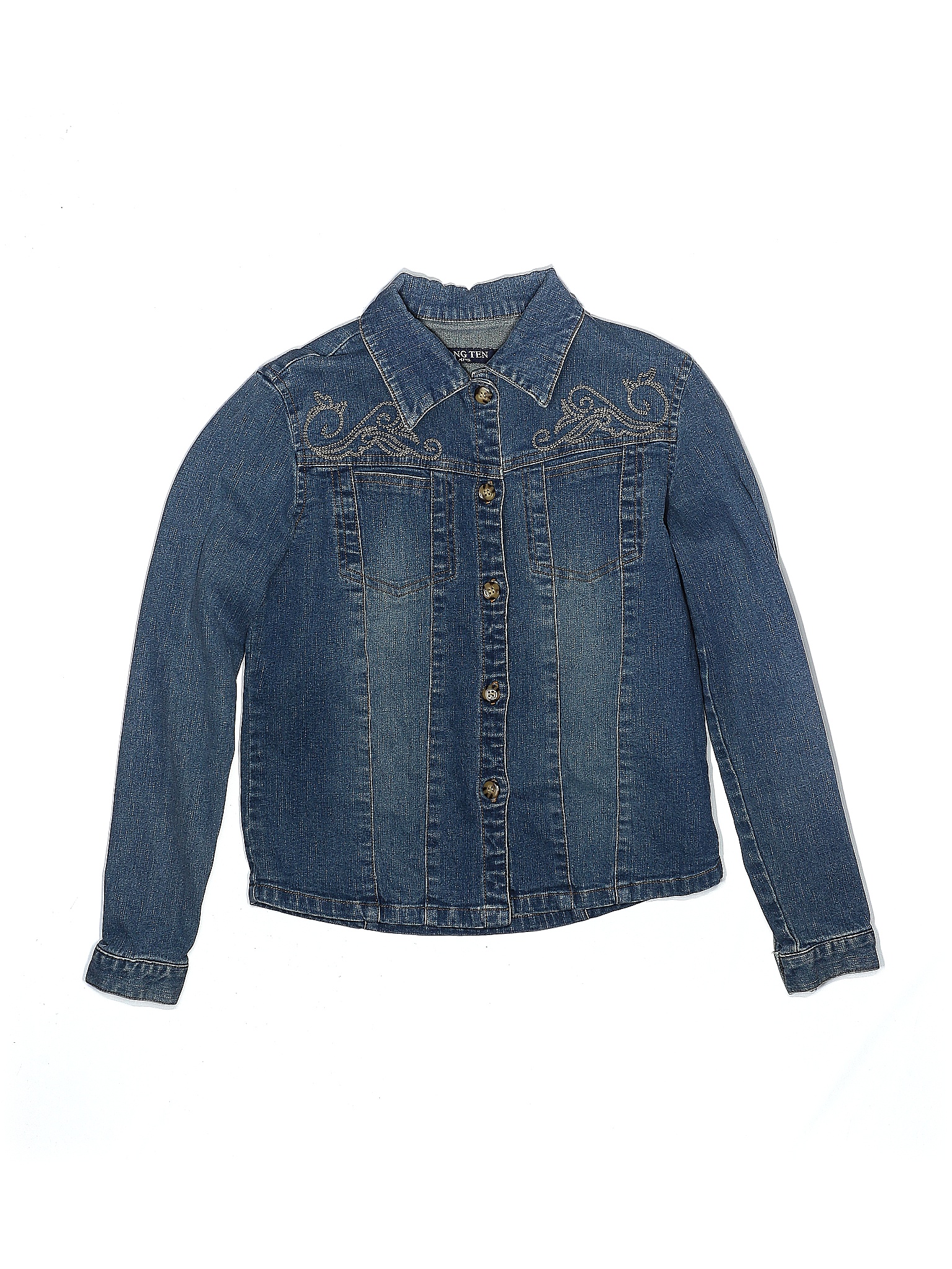 Wonder Nation Girls Denim Jean Jacket 