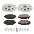 thumbnail image 3 of PowerStop Rear Z23 Evolution Sport Carbon-Fiber Ceramic Brake Pad and Drilled & Slotted Rotor Kit Fits: CHRYSLER DODGE VOLKSWAGEN Select Models K5961, 3 of 10