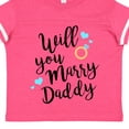thumbnail image 4 of Inktastic Will You Marry Daddy-ring Boys or Girls Toddler T-Shirt, 4 of 5