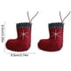 thumbnail image 2 of Eoozwa Christmas Wool Felt Pendant Soft Fabric Tree Ornament Handmade Design Red White Colors Safe Lightweight Holiday Decor Accessory, 2 of 5