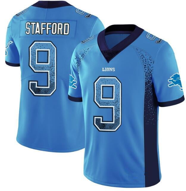 White Matthew Stafford Detroit Lions #9 Football Jersey Youth