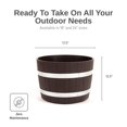 thumbnail image 3 of Maceta RTS Home Accents Better Barrel 100% reciclada de 45 cm, 3 of 7