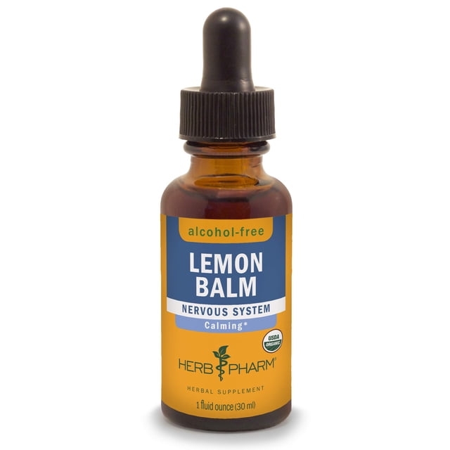 Extracto líquido de bálsamo de limón Herb Pharm, 30 ml, sin alcohol