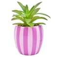 thumbnail image 4 of Maceta Decorativa Cerámica con Planta Artificial, Diseño Cheshire en 3D, Maceta Decorativa para Hogar, Escuela u Oficina, 4 of 4