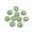 Green Aventurine, variant on 50pcs Half Round Flatback Synthetic & Natural Gemstone Cabochons Pendants 12x5mm-SeaGreen White Jade