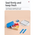 thumbnail image 4 of Jienlioq Kitchen Supplies Clearance Microwave Heating Lunch Box Sealed Double-Layer Partition Lunch Box Portable Fruit Preservation Box with Rice Lunch Box Fruit Box Big Save, 4 of 5