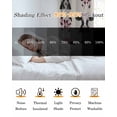 thumbnail image 5 of Cute Bow Cow Blackout Curtains for Bedroom Living Room Darkening Curtains 54 Inch Long Beige Farmhouse Cute Animals Short Curtain for Small Window Treatment Thermal Insulated Grommet Drapes 52"x54"x2, 5 of 9