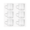 thumbnail image 1 of Set 6 Tazas Capuchino Expresso Vittori Vidrio Borosilicato 100 Ml, 1 of 2