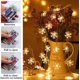 thumbnail image 5 of Cadena de luces de Navidad YONGSHENG 20 pies 40 LED Copo de Nieve a Prueba de Agua, 5 of 5
