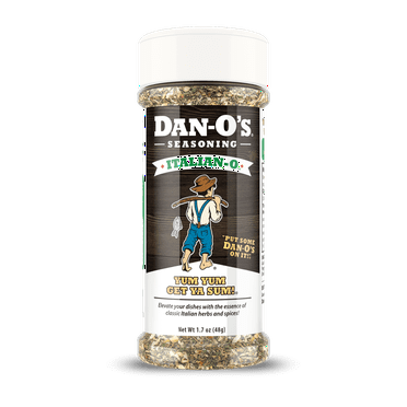 Dan-O's Italian-O Seasoning - All-Purpose Seasoning - Great for cooking and grilling anything - Small bottle (1.7 oz)