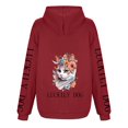 thumbnail image 5 of Fiaer,Womens Oversized Hoodies,Women's Loose Fit Casual Trendy Cat Letter Printed Drawstring Hooded Sweatshirts Breathable Cozy Hooded Pullovers with Pockets 1 XL, 5 of 5