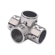 thumbnail image 3 of Conector de tubo marino, pieza de reparación de Hardware marino, accesorio de pasamanos para barco Ángulo recto de 4 vías, 3 of 7