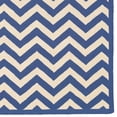 thumbnail image 3 of Linon RUG-SH0323 2 x 3 ft. Silhouette Chevron Indoor Area Rug - Navy, 3 of 3