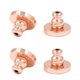 thumbnail image 1 of 4Pcs Comfortable Earring Stoppers Secure Plugging Blocked Ear Backings Jewelry Replacement Locking Earnail Plu, 1 of 5