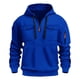 thumbnail image 3 of pstuiky manga larga para hombre, Sudadera deportiva de manga larga con capucha y bolsillos múltiples para hombre, estilo cargo, informal, para entrenamiento salir tops xl, 3 of 3