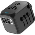 thumbnail image 1 of International European Travel Plug Adapter - Universal Travel Plug Adapter Travelling Essentials to US EU, 1 of 8