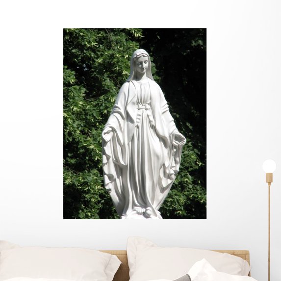Virgin Mary Wall Mural Decal Sticker, Wallmonkeys Peel & Stick Vinyl Graphic (36 in H x 27 in W