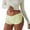 Mint Green, variant on OSOLU Solid Color Sexy Micro Shorts For Women Low Waist Side Slit Mini Boy Shorts Slim Pajamas Shorts Bottoms Sleepwear Fashionable Classic Leisure