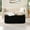 Black, variant on Olive Green Performance Velvet - Organization Function - Entryway Accent - Mid-Century Inspired Bench