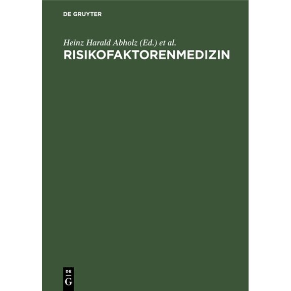Risikofaktorenmedizin (Hardcover)