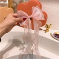 thumbnail image 2 of VONKY Children Cute Ribbon Lace Bow Hair Clips Pure Color Ribbon Braided Hairpin for Daily No.3, 2 of 4