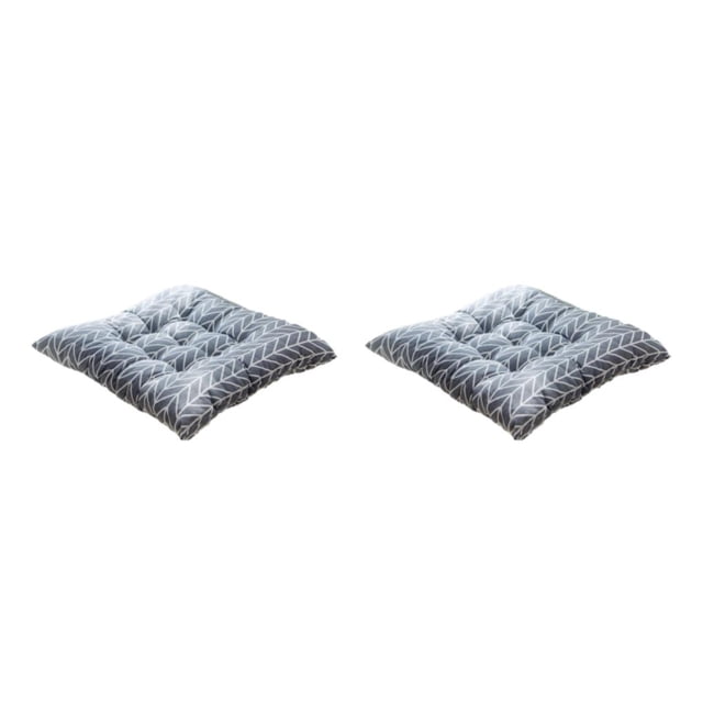Naiovety Cojín de silla cuadrado y cómodo para un ajuste cómodo del asiento Cojines de asiento simples y de fácil cuidado paralelogramo paralelogramo 2Conjunto
