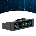 thumbnail image 1 of Computer Accessories, 4 Pin Interface PVC Lens Panel Display 5 Sets Fan Temperature Control Computer Temp   for PC, 1 of 8